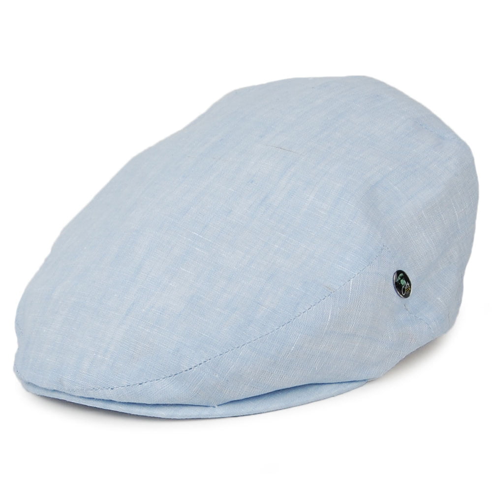 Gorra plana Promo de lino de City Sport - Azul Claro