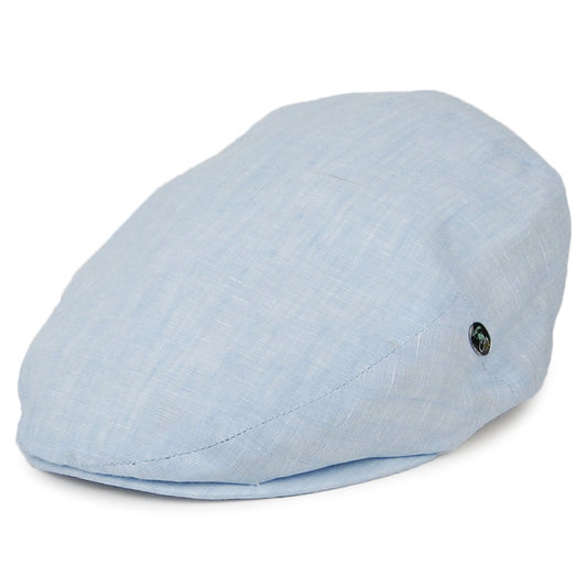 Gorra plana Promo de lino de City Sport - Azul Claro