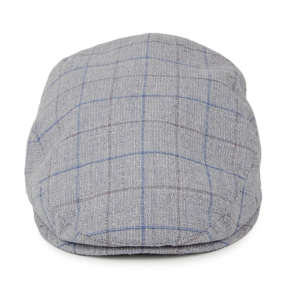 Gorra plana a cuadros de City Sport - Azul-Gris