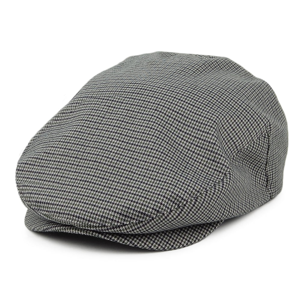 Gorra plana Hooligan pata de gallo de Brixton - Oliva-Azul Marino