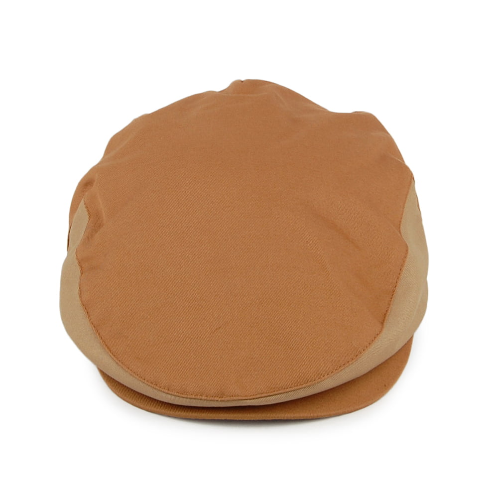 Gorra plana Hooligan de algodón Dos Tonos de Brixton - Camel
