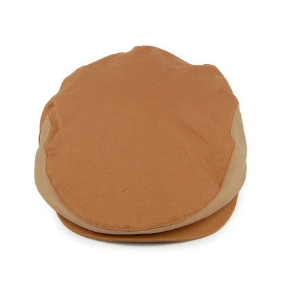 Gorra plana Hooligan de algodón Dos Tonos de Brixton - Camel