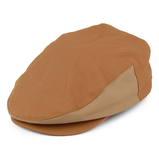 Gorra plana Hooligan de algodón Dos Tonos de Brixton - Camel