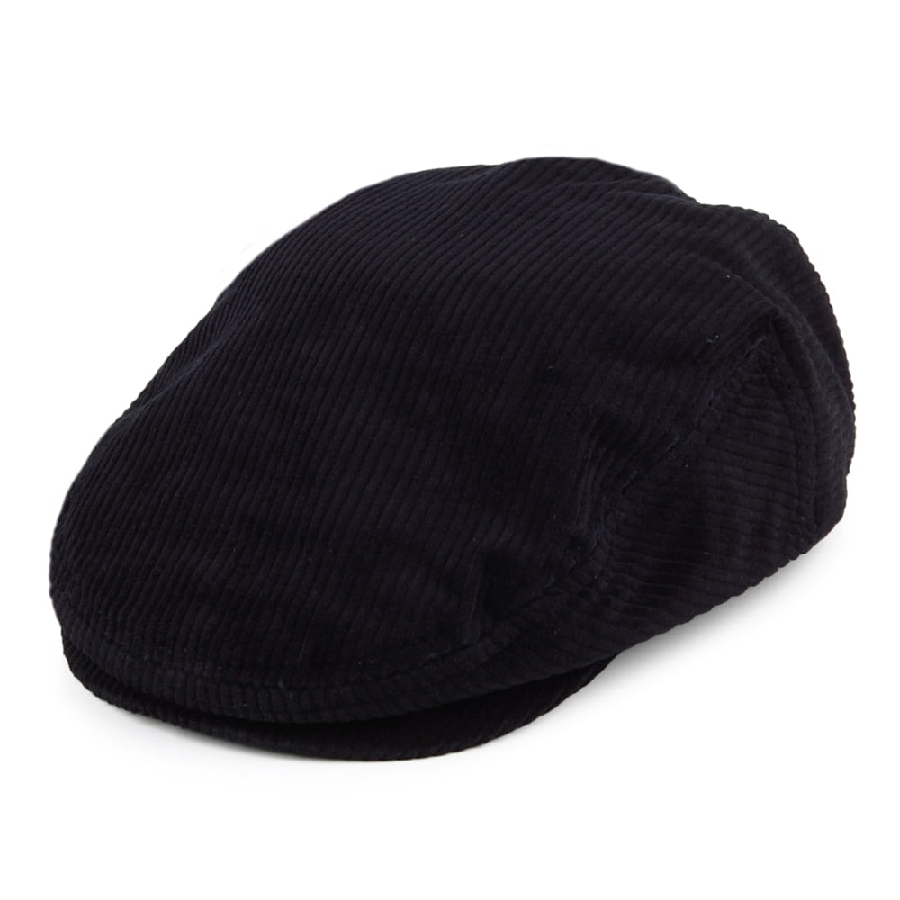 Gorra plana Hooligan ligero de pana de Brixton - Azul Marino Lavado