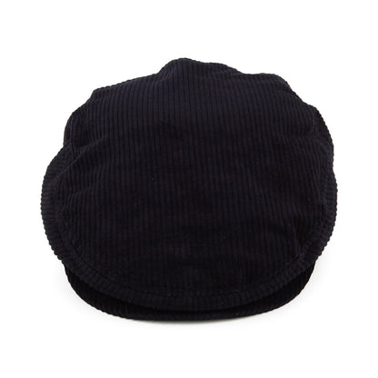 Gorra plana Hooligan ligero de pana de Brixton - Azul Marino Lavado