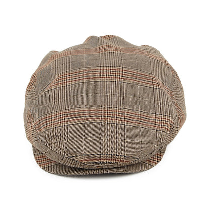 Gorra plana Hooligan Lightweight a cuadros de Brixton - Beige-Multi