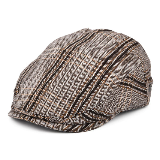Gorra plana Byram con franjas de Bailey - Marrón