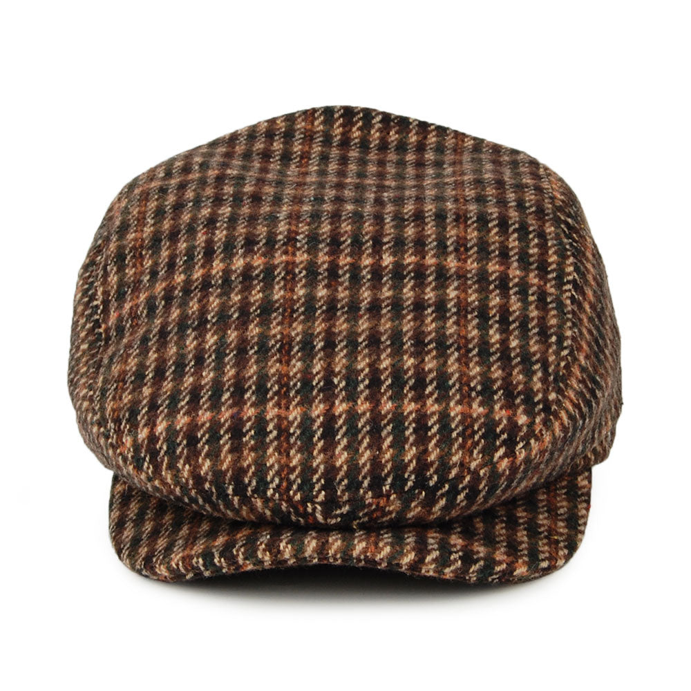 Gorra plana Ixia pata de gallo de Barts - Marrón Jaspeado
