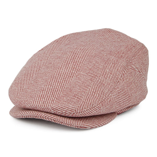 Gorra plana Ixia diseño de espiga de Barts - Rosa-Blanco