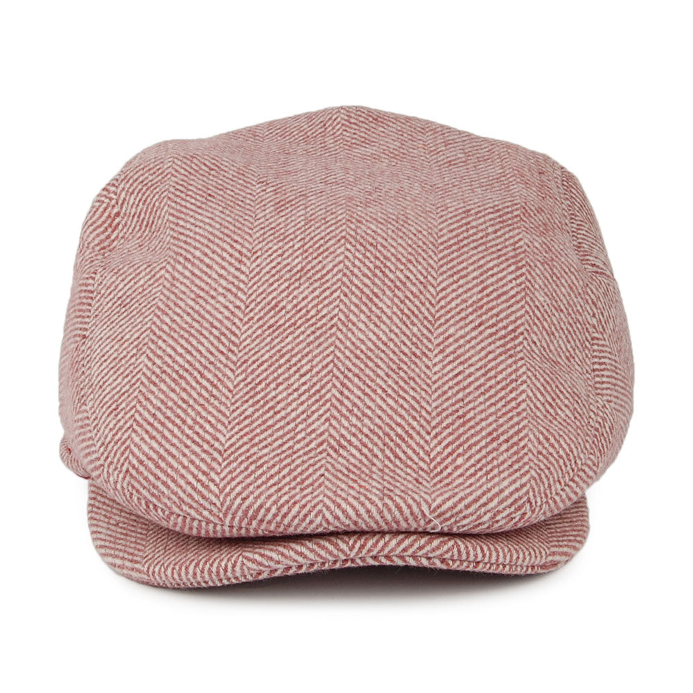 Gorra plana Ixia diseño de espiga de Barts - Rosa-Blanco