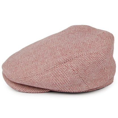 Gorra plana Ixia diseño de espiga de Barts - Rosa-Blanco
