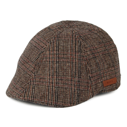 Gorra plana Mr. Mitchell Ornitorrinco a cuadros de Barts - Marrón