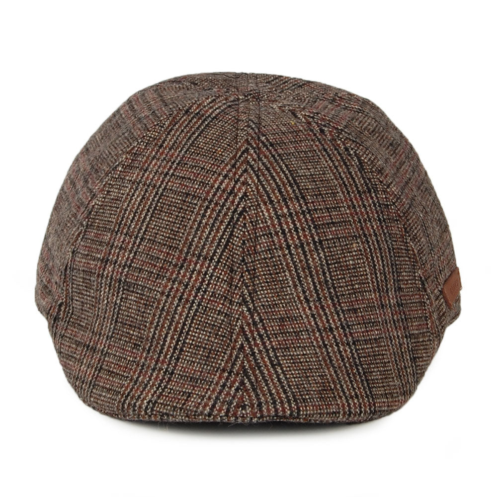 Gorra plana Mr. Mitchell Ornitorrinco a cuadros de Barts - Marrón