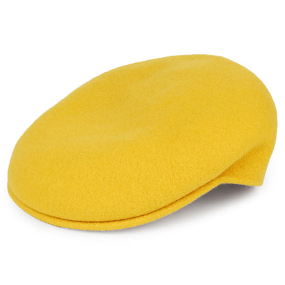 Gorra plana 504 de lana de Kangol - Amarillo