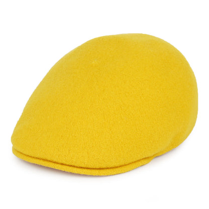 Gorra plana Seamless Wool 507 de Kangol - Amarillo