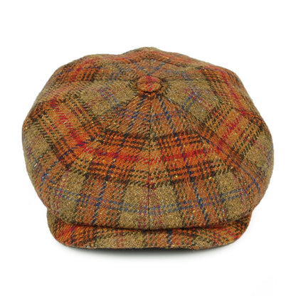 Gorra Newsboy Hatteras de lana de borrego Príncipe de Gales de Stetson - Otoño
