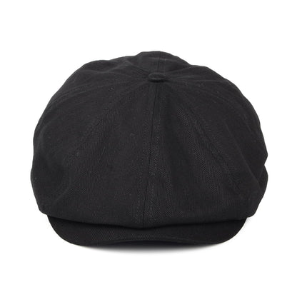 Gorra Newsboy Brood diseño de espiga de Brixton - Negro