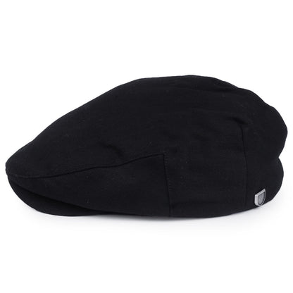 Gorra plana Hooligan diseño de espiga de Brixton - Negro