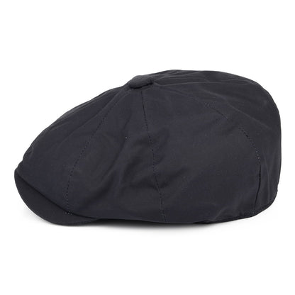 Gorra Newsboy de algodón encerado de Christys - Azul Marino