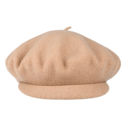 Gorra Baker Boy Campus de lana merino de Laulhère - Arena Claro