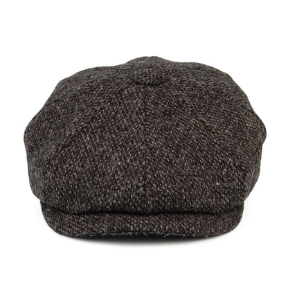 Gorra Newsboy ajuste profundo de HARRIS TWEED Mezcla de tonos de City Sport - Antracita
