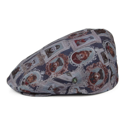 Gorra plana Animal Portrait de City Sport - Azul-Gris