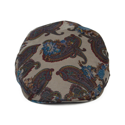 Gorra plana estampado cachemira de City Sport - Beige Arena