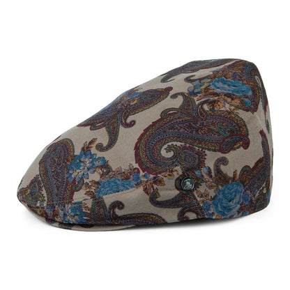 Gorra plana estampado cachemira de City Sport - Beige Arena