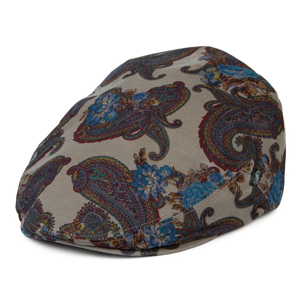 Gorra plana estampado cachemira de City Sport - Beige Arena