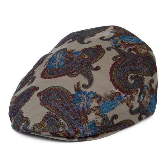 Gorra plana estampado cachemira de City Sport - Beige Arena