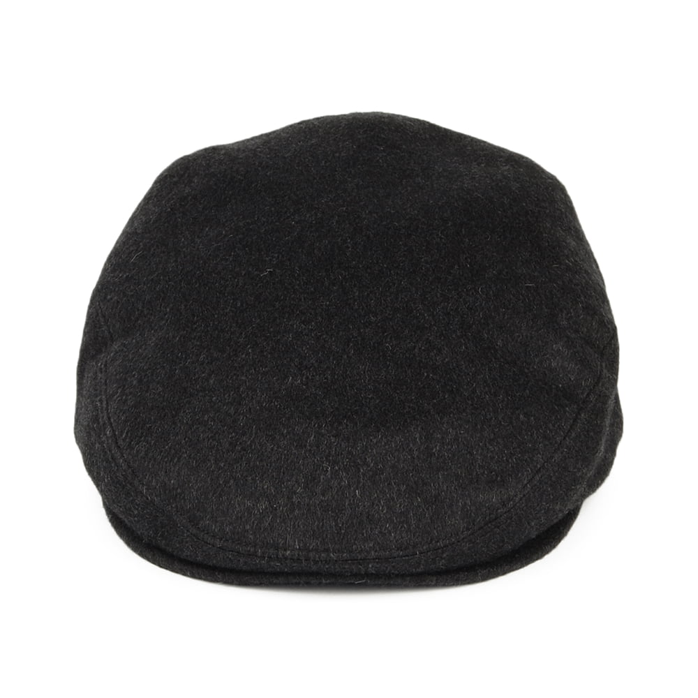 Gorra plana de cachemira pura de City Sport - Antracita