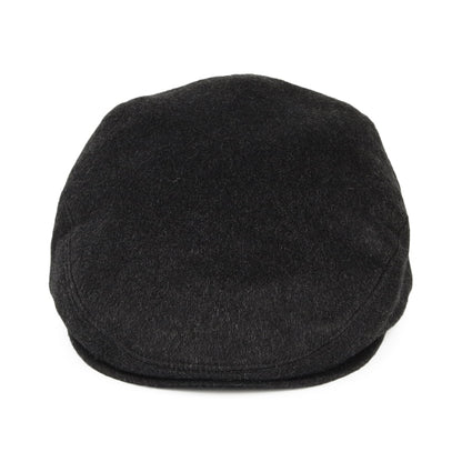 Gorra plana de cachemira pura de City Sport - Antracita