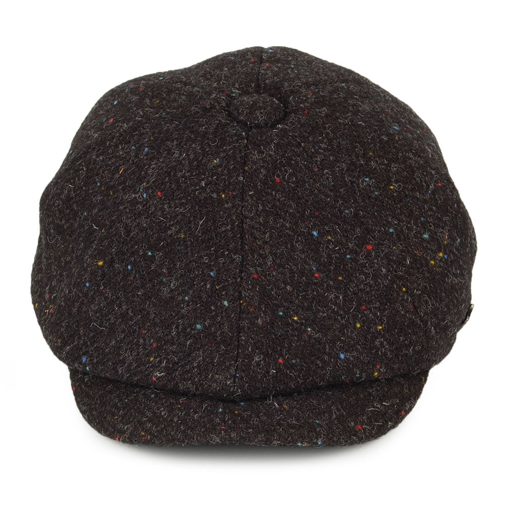Gorra Newsboy Carloway de HARRIS TWEED de Failsworth - Antracita
