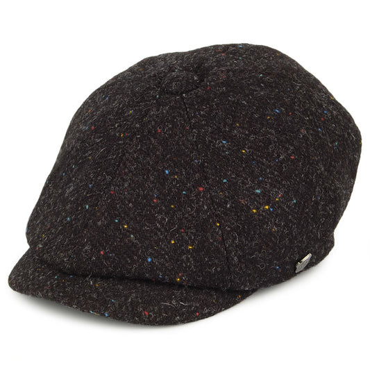 Gorra Newsboy Carloway de HARRIS TWEED de Failsworth - Antracita