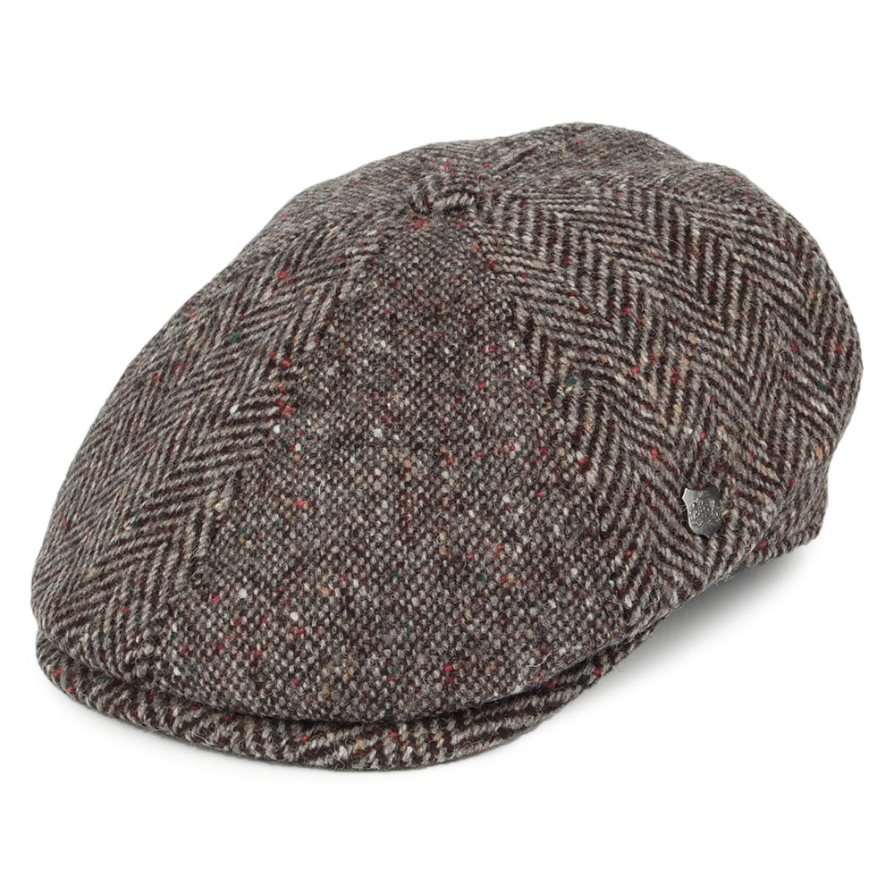 Gorra Newsboy Wexford de Tweed Donegal de Failsworth - Gris