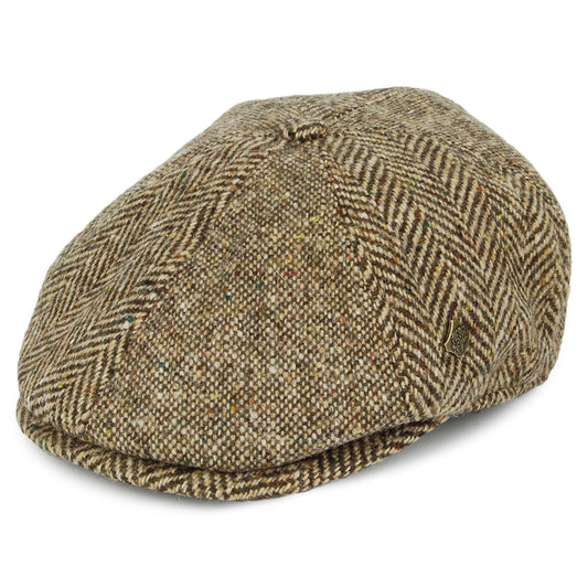 Gorra Newsboy Wexford de Tweed Donegal de Failsworth - Marrón