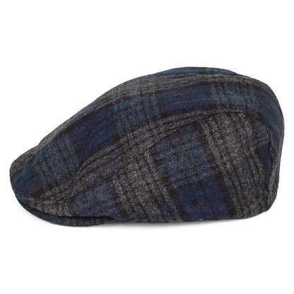 Gorra Plana con orejeras Westerdale con orejeras a cuadros de Failsworth - Múltiples tonalidades azules