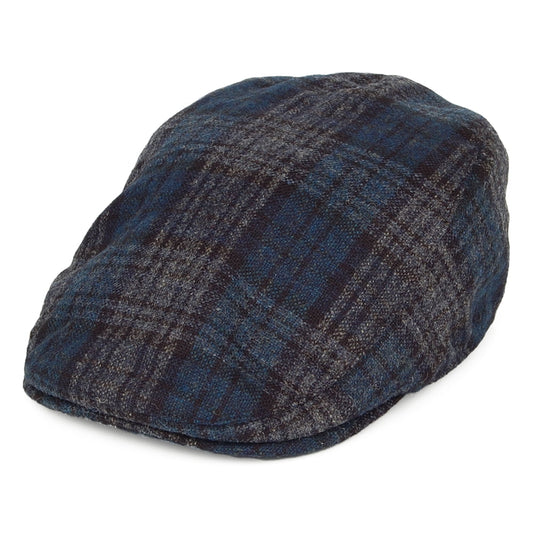 Gorra Plana con orejeras Westerdale con orejeras a cuadros de Failsworth - Múltiples tonalidades azules