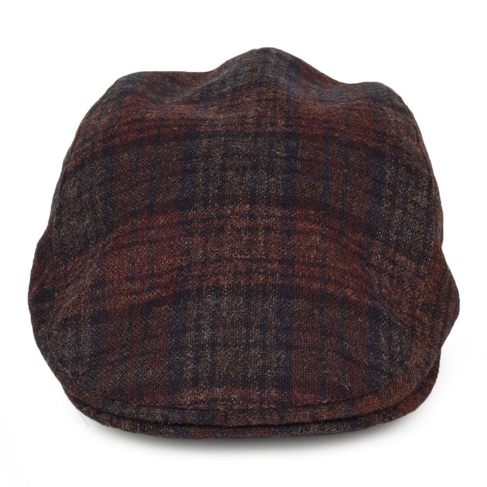 Gorra Plana con orejeras Westerdale con orejeras a cuadros de Failsworth - Marrón-Multi