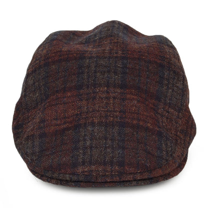 Gorra Plana con orejeras Westerdale con orejeras a cuadros de Failsworth - Marrón-Multi