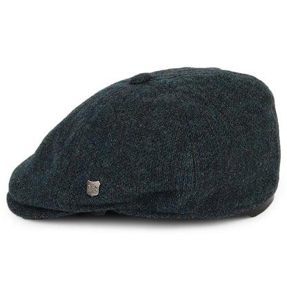 Gorra Newsboy Hudson de astracán merino de Failsworth - Azul Petróleo