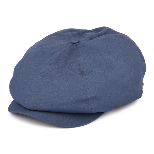 Gorra Newsboy Brood de algodón de Brixton - Azul
