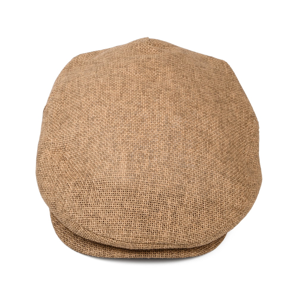 Gorra plana Hooligan de paja de Brixton - Beige Arena