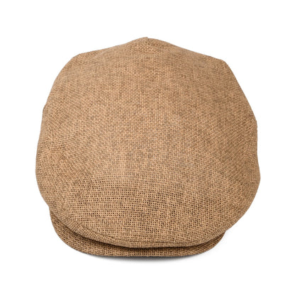 Gorra plana Hooligan de paja de Brixton - Beige Arena