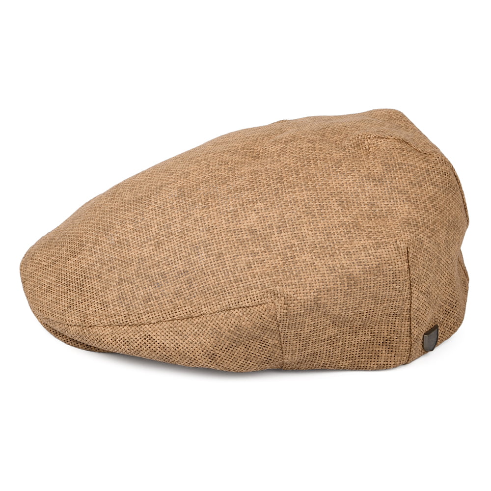 Gorra plana Hooligan de paja de Brixton - Beige Arena