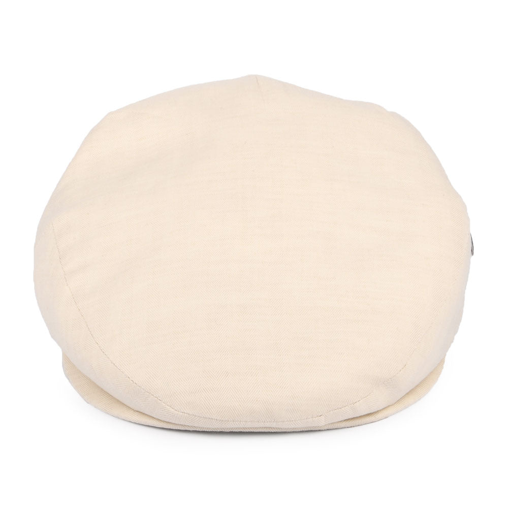Gorra plana de algodón y lino micro espiga de City Sport - Beige