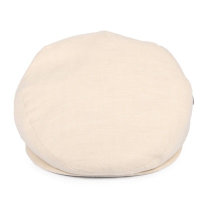 Gorra plana de algodón y lino micro espiga de City Sport - Beige