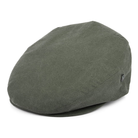 Gorra plana de algodón lavado de City Sport - Verde Oliva