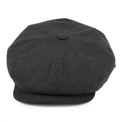Gorra Newsboy de algodón lavado de City Sport - Antracita