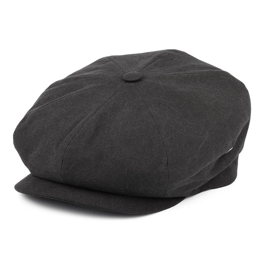 Gorra Newsboy de algodón lavado de City Sport - Antracita